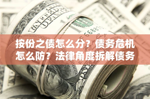 北京按份之债怎么分？债务危机怎么防？法律角度拆解债务分配与风险自保指南