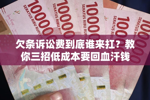 北京欠条诉讼费到底谁来扛？教你三招低成本要回血汗钱